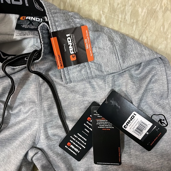 NWT AND1 Mens and Big Mens Active Tech Fleece Basketball SweatPants Heather - Picture 7 of 7